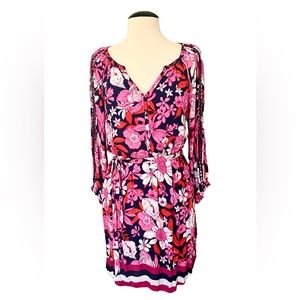 Ladies size large Hatley floral dress